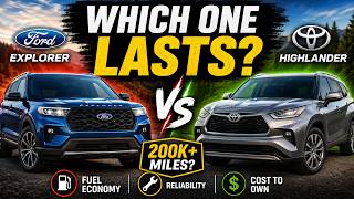 Ford Explorer vs Toyota Highlander — Family SUV Showdown