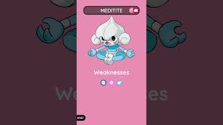 Meditite: The Meditation Pokémon | Poképedia Gen 3