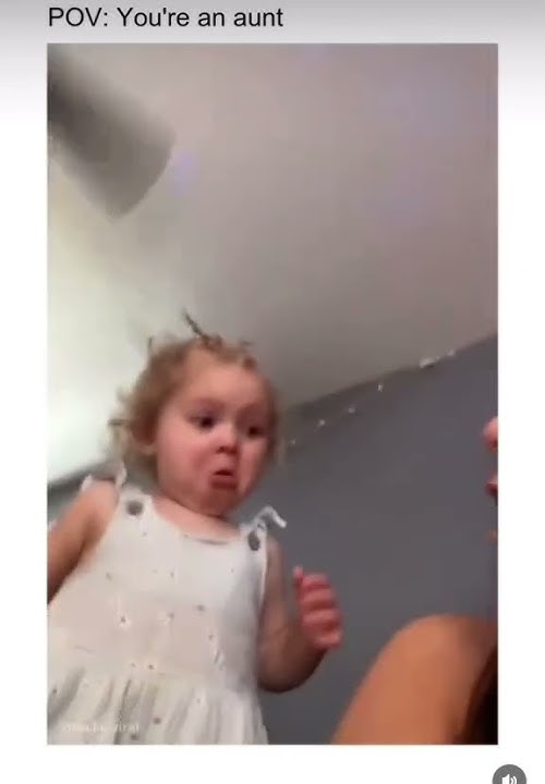 when you became aunt😂#baby#crying#foryou