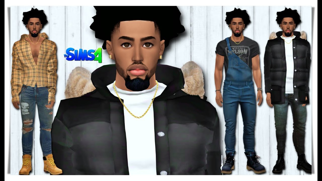 The Sims 4| | Urban Male CC Folder & Sim Download - YouTube