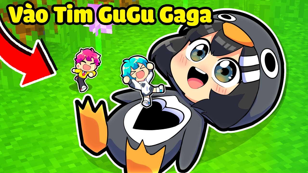 Yummie KHÁM PHÁ Bên Trong Tim Của GUGU GAGA Trong Minecraft !? 🤣😎