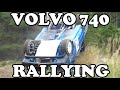 Volvo 740 Rallying! | Crash & Action