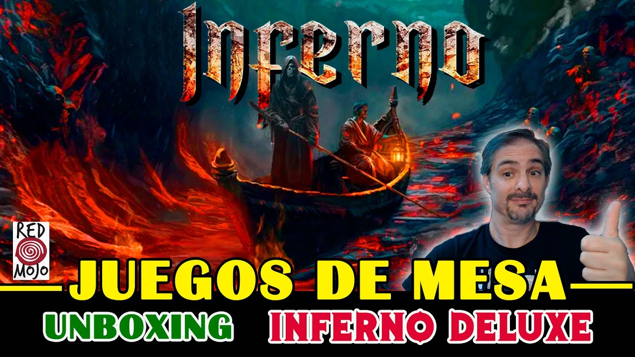 😈🎲​UNBOXING juego de mesa INFERNO EDICION DELUXE 🎲​😈¡¡Vaya componentes!!🎲​😈