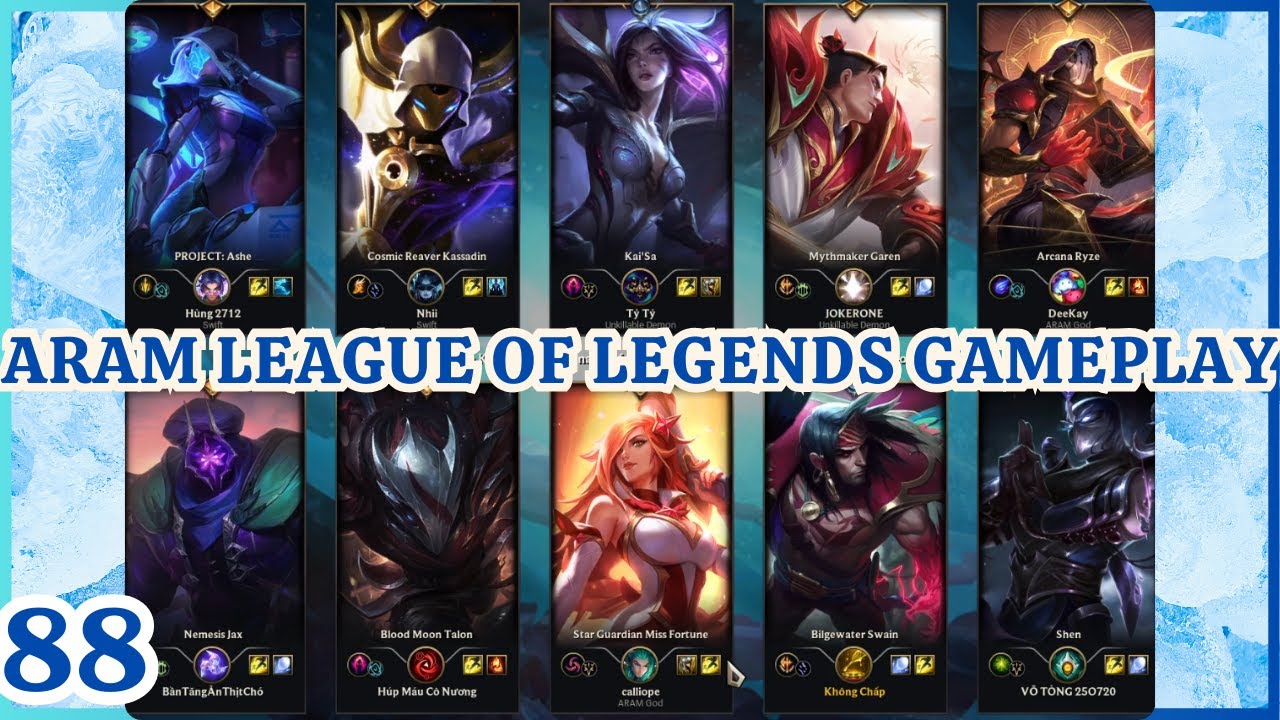 20 sòng bạc lớn nhất thế giới | 88 | Aram League of Legends NOOB Play Game - No Comentary