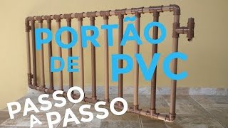 PORTÃO de TUBO PVC by Boutique de Garagem 1,023 views 2 months ago 3 minutes, 45 seconds