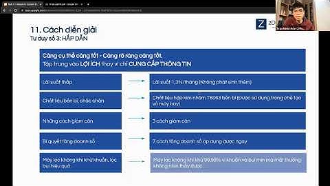 Module 6: Content Marketing (Phần 2.3.3) - Tư duy số 3: HẤP DẪN - Cách diễn giải thông điệp