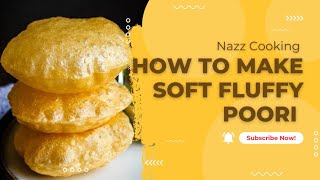 Poori Bazar Jesi sirf 3 Ingredients sai banaye مکھن جیسی نرم پوری بنانے کا طریقہ  Soft Puri Recipe. screenshot 5