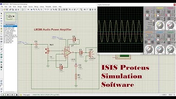 How to design LM386 Audio Power Amplifier with Computer Speaker Output #proteus #amplifier #audio