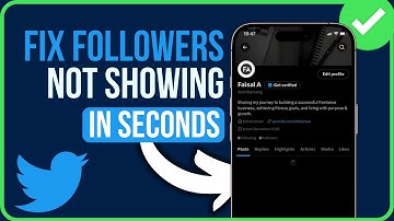 Twitter Not Showing Followers [FIXED] | Fix Twitter Following Not Showing Up