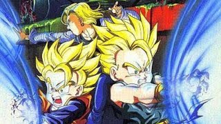 Trunks y Goten contra 18 en el torneo de pelea