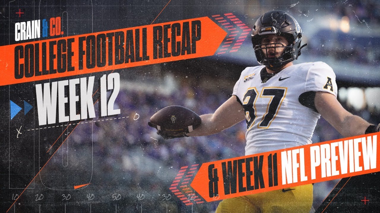 College Football Week 12 Recap & NFL Preview | 2023 - YouTube