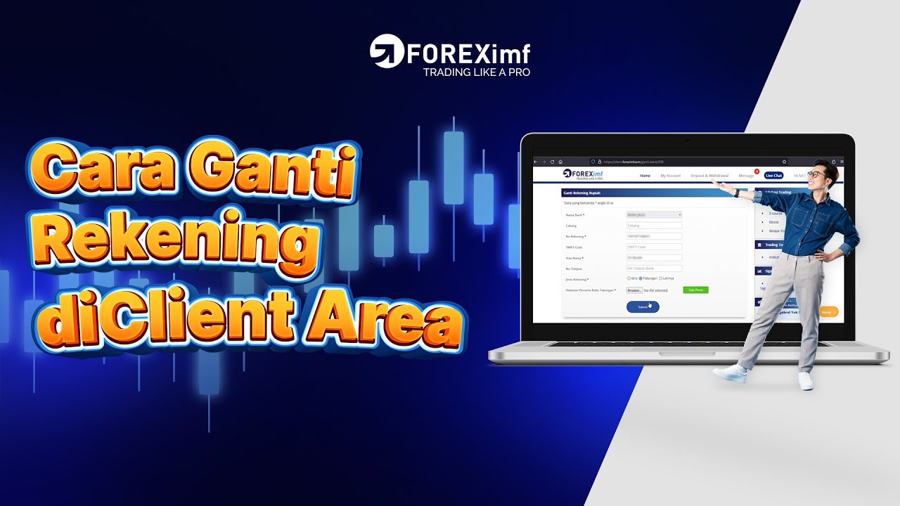 Tutorial Ganti Rekening di Client Area FOREXimf - YouTube