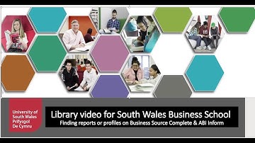 Company & country reports in Business Source Complete and Business Market Research Collection