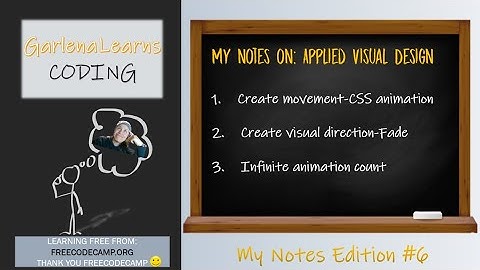 My Coding Notes Edition#6: Applied Visual Design