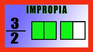 ✅ Grafica de fracciones IMPROPIAS  ✅ Grafica de fracciones