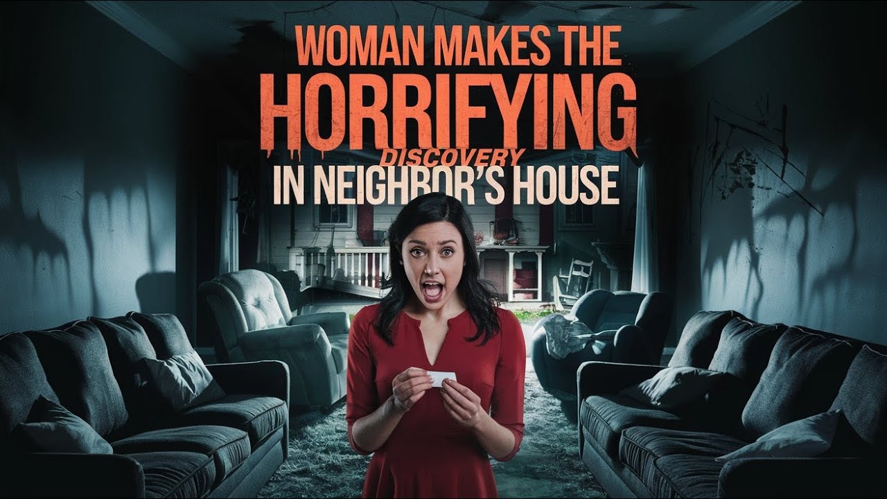 Woman Makes a Horrifying Discovery in Her Neighbor’s House YouTube