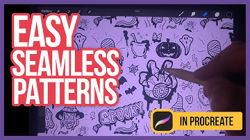 Easy PROCREATE Seamless Patterns for Print on Demand and more - Step by Step Guide