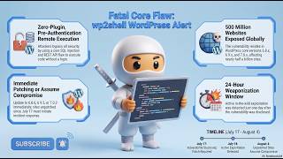 Fatal Core Flaw: 500 Million WordPress Sites Defenseless Against Zero-Plugin Hack #cybersecurity