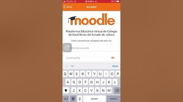 Entrar a Moodle por el Celular mediante la aplicación