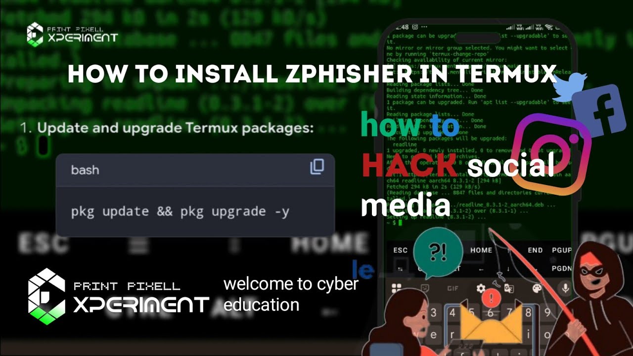 Termux Python Instagram How to install zphisher in termux | how to hack instagram in termux | # ...
