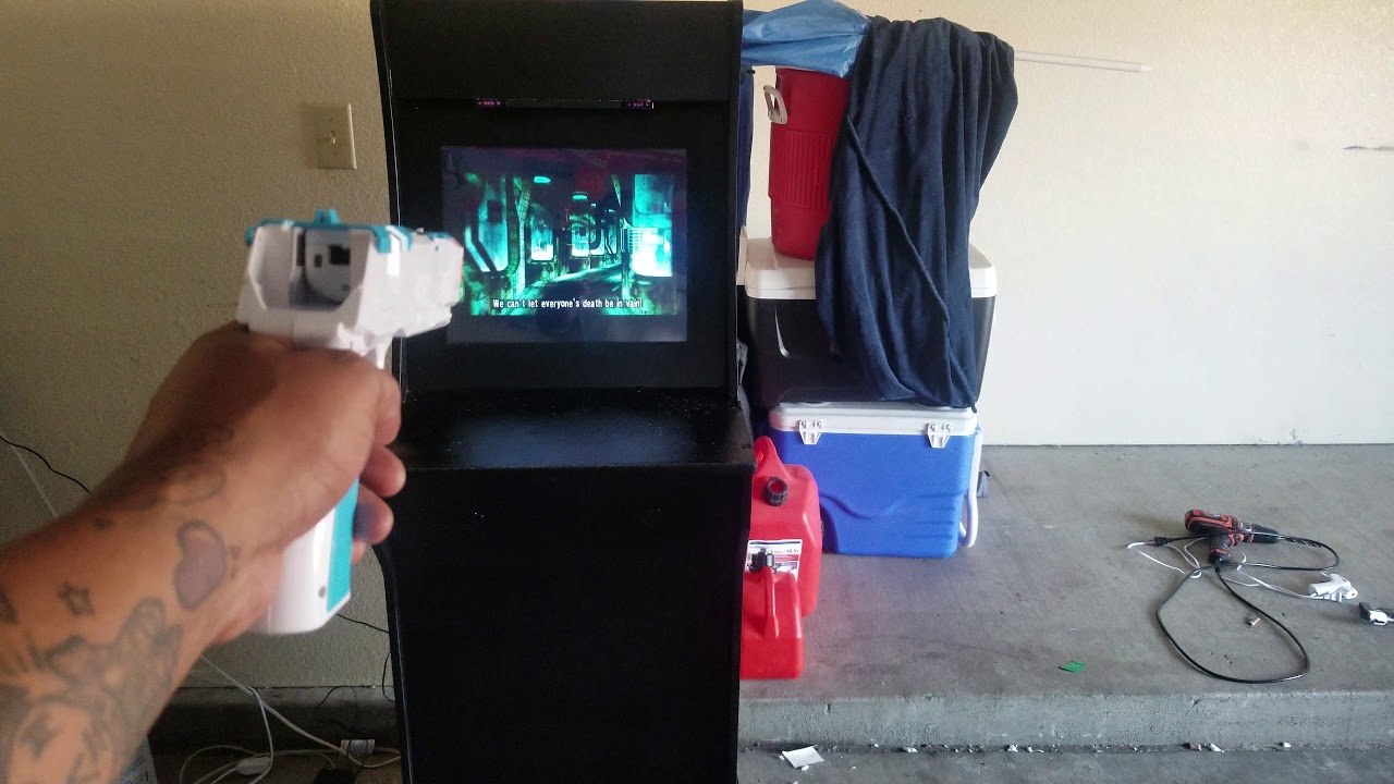 Arcade1up light gun mod "Gameplay" YouTube