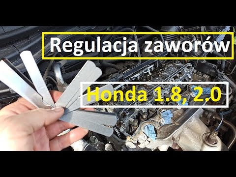 Regulacja Zaworów - Honda 1.8, 2.0 - Cr-V, Civic, Accord - Jak Wyregulować Zawory - Poradnik R20A9 - Youtube