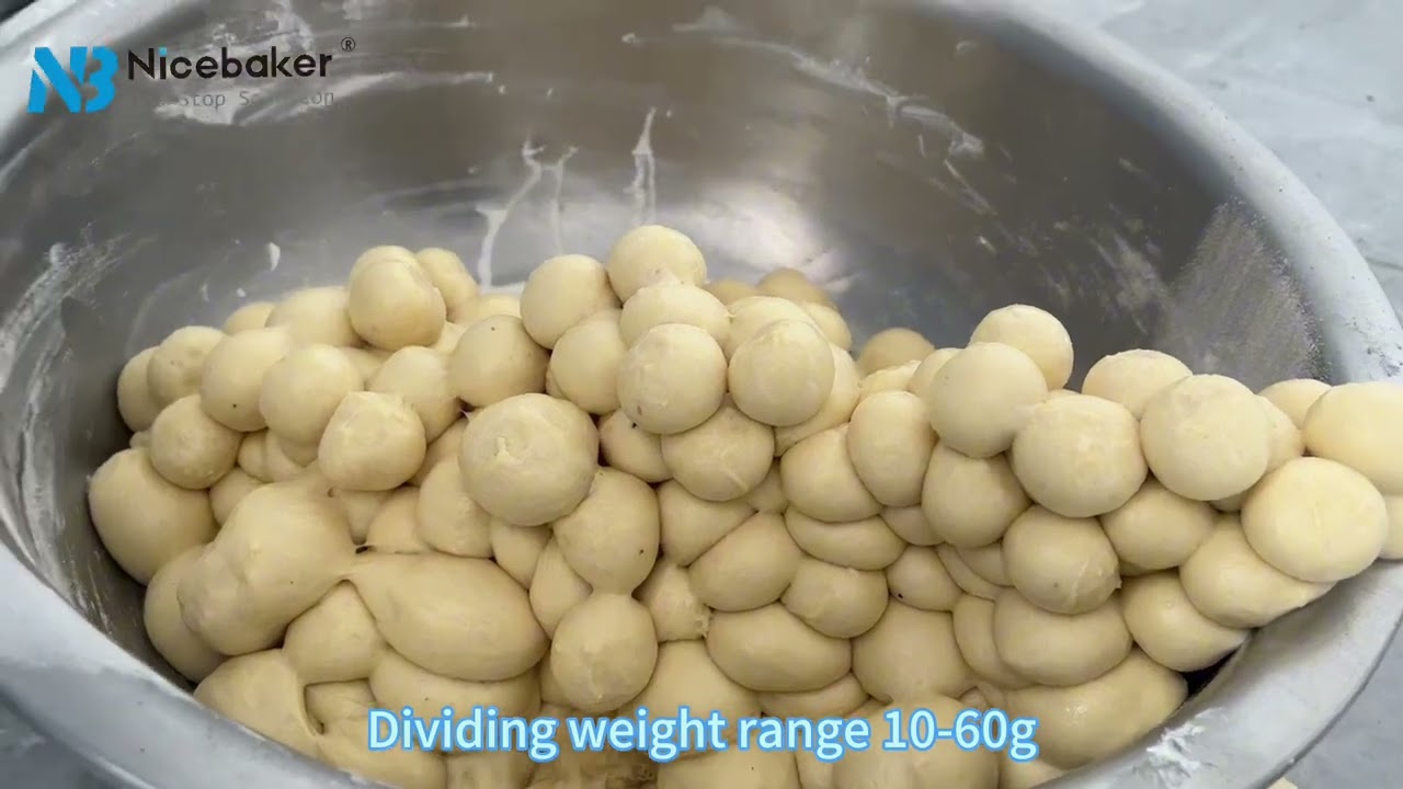 Nicebaker Small bun divider rounder machine dividing weight range 10-60grams | WP 86-18312281602