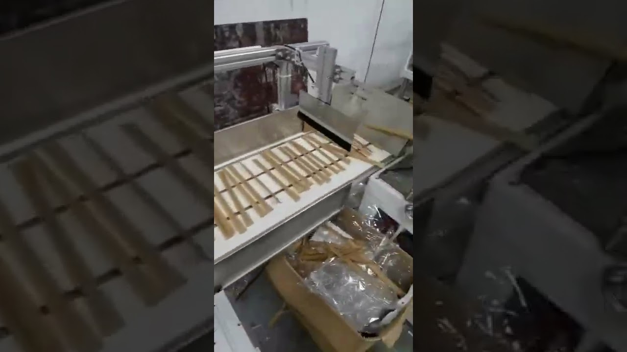 Automatic straw 100pcs wrapping machine