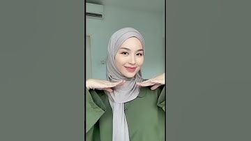 Tutorial hijab pashmina simple #shorts #hijab #pashmina #tutorialpashmina