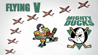 Flying V - Snowbirds Celebrate the Mighty Ducks Movies!