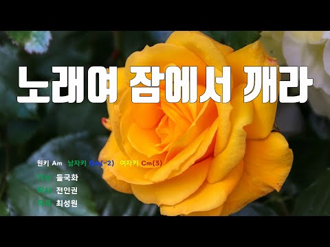 [은성 반주기] 노래여잠에서깨라 - 들국화