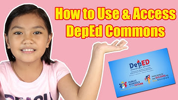 How to Use and Access DepEd Commons