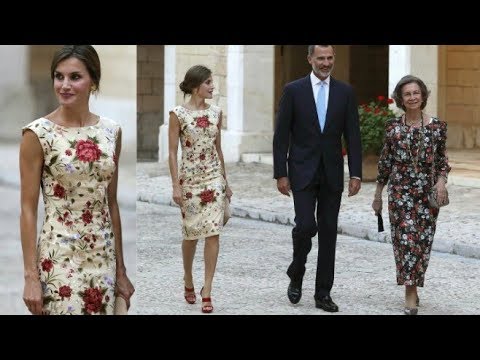 Video: Queen Letizia Came Out In A Romantic Dress
