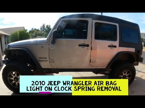 2010 Jeep Wrangler Clock Spring Replacement - YouTube