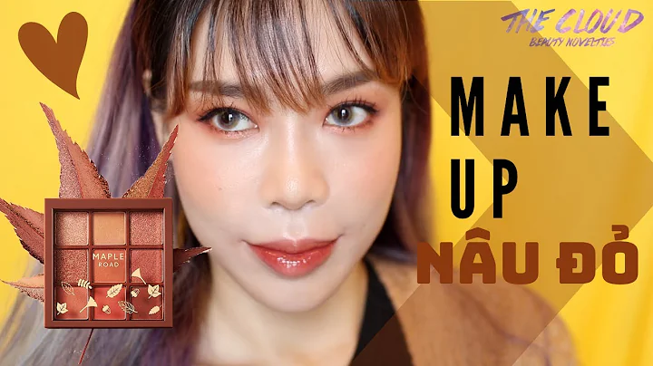 CLIO COVER GLOW CUSHION REVIEW | MAKEUP NÂU ĐỎ MÙA THU 🍁 | Maple Road Etude House Makeup Tutorial