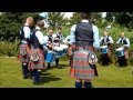 Shotts Drum Corps Warming Up Scottish Championships 2013