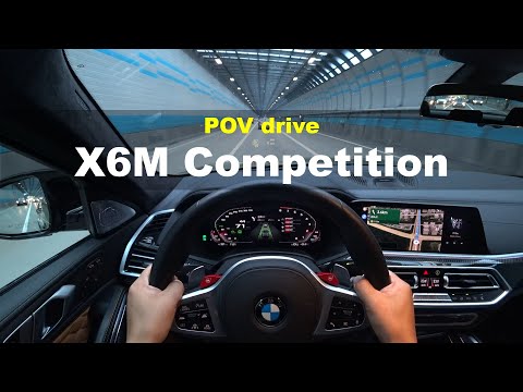 2022 BMW X6M Competition POV drive