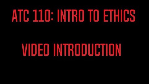 ATC 110 Summer Intro
