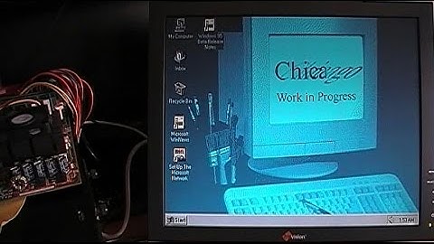 Installation of the retro Windows 95 [Chicago 4.00.468]