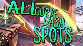 All Curve Dash Spots For Genji [Overwatch 2]