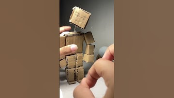 Cardboard ragdoll fling #cardboardcraft #ragdoll