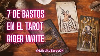 🔥 7 OF WANDS IN THE RIDER WAITE TAROT | TAROT AND KABBALAH