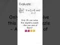 "Algebra made easy Solve equations in seconds with this genius trick"! #algebra @apticracker