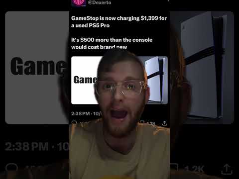 GameStop charges WAY TOO MUCH for a used PlayStation 5 Pro… #sony #gaming #playstation