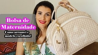 Bolsa Maternidade , Qual escolhi e como arrumei!