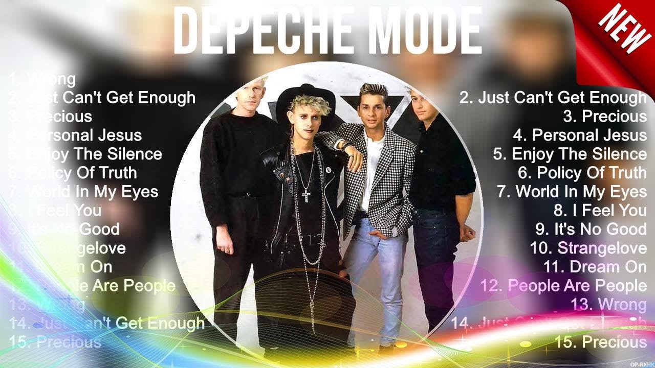 Depeche Mode Playlist Of All Songs ~ Depeche Mode Greatest Hits Full Album  