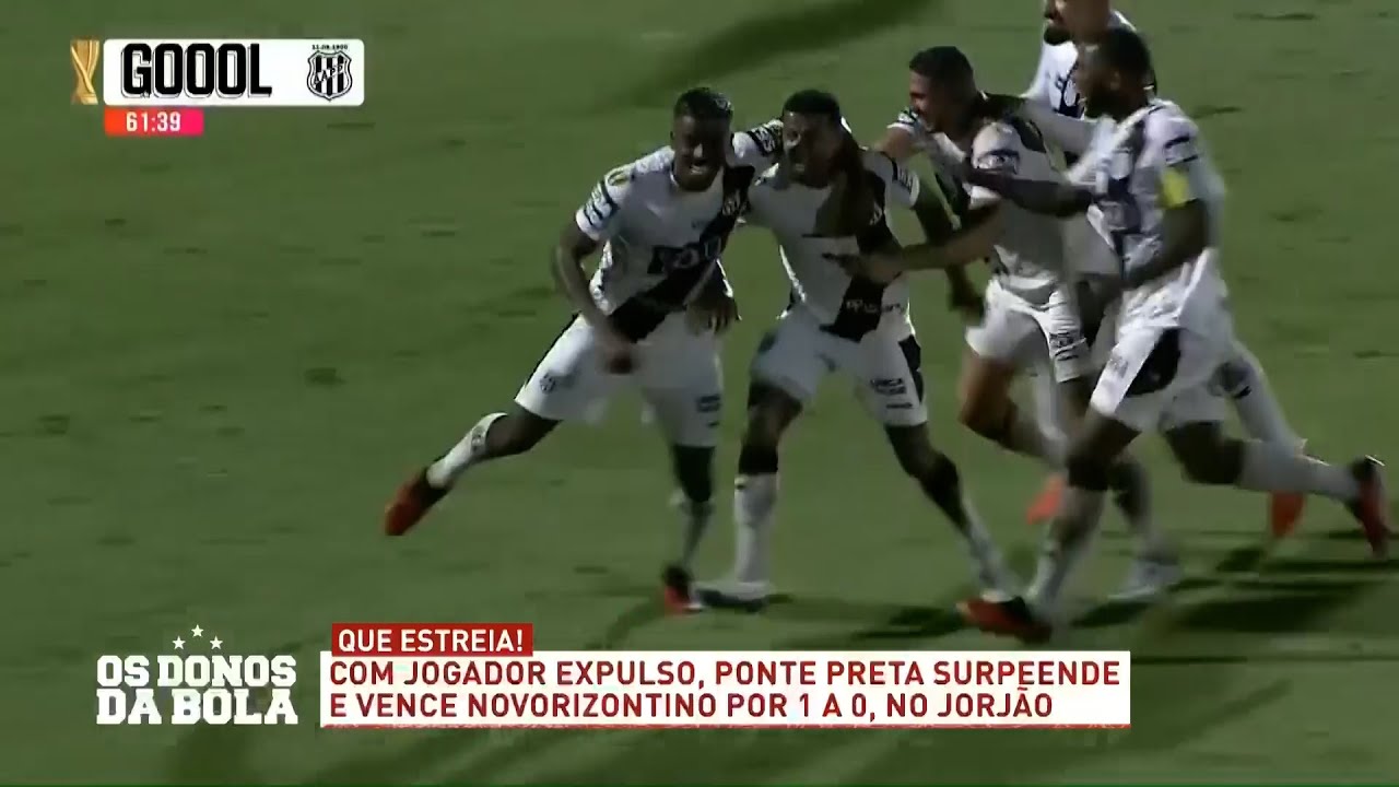 Análise Novorizontino 0 X 1 Ponte Preta (15/01) - 16/01/2025 - Os Donos ...