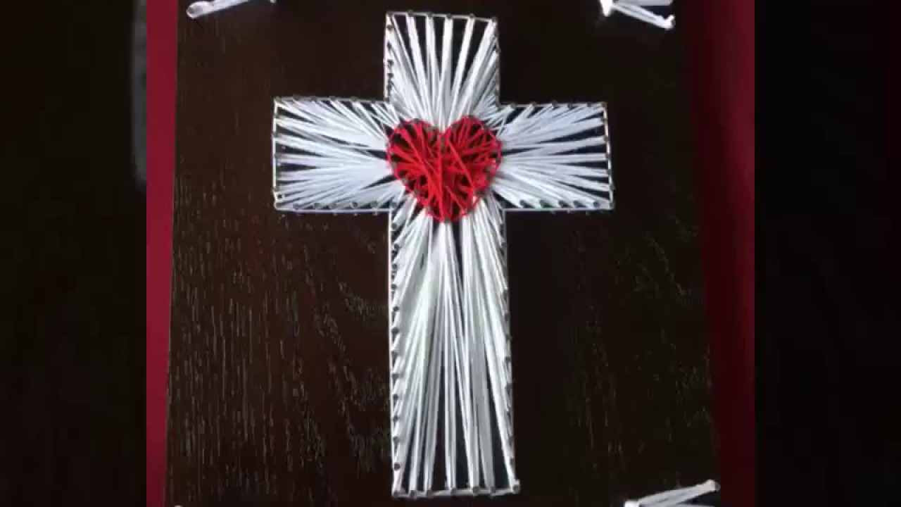 Cross Nail String Art Designs - wide 1