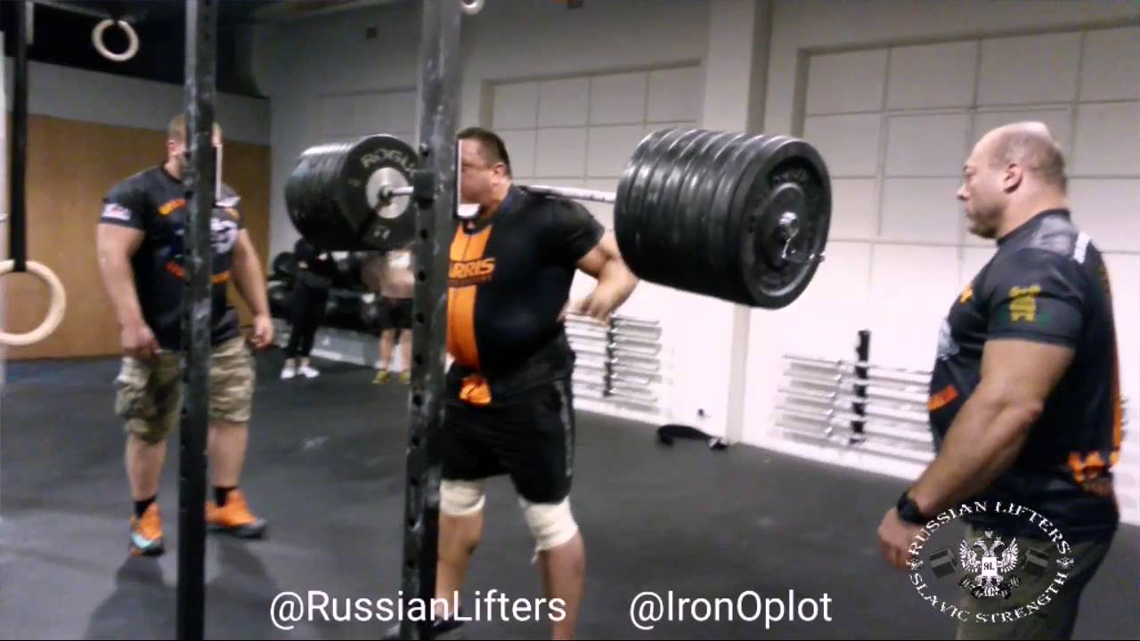 310kg/682lbs HANDLESS Squat Mikhail Koklyaev upload image