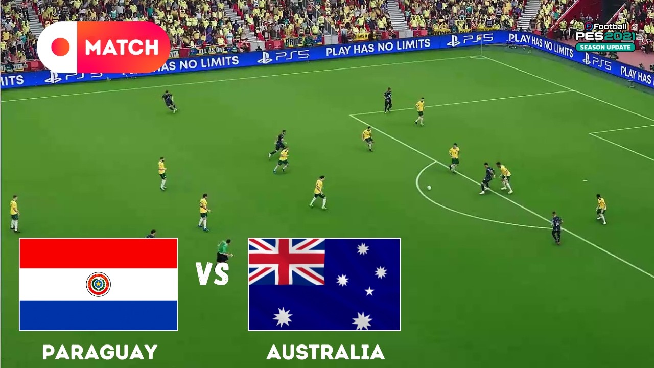 PARAGUAY vs AUSTRALIA | World Cup 2026 Match Simulation | eFootball PES 21 Gameplay